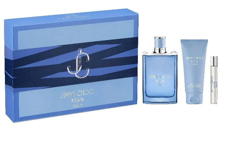Buy Jimmy Choo Aqua Man 3s Set (Edt 100ml+ Edt 7.5ml+ S/G 100ml) in Pakistan