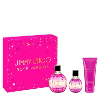 Buy Jimmy Choo Rose Passion Women Set 3s (Edp 100ml+ Edp 7.5ml+ S/G 100ml) in Pakistan