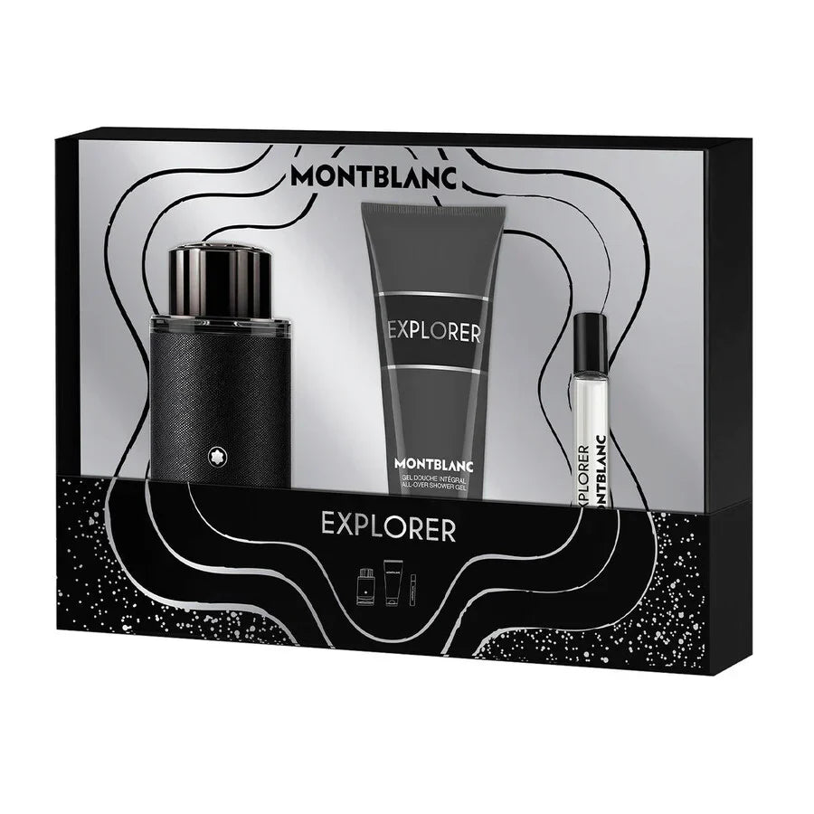 Buy Mont Blanc Explorer Men (Edp 100ml + 7.5ml Mini + 100ml S/G) 3pcs Gift Set (Hard Box) in Pakistan