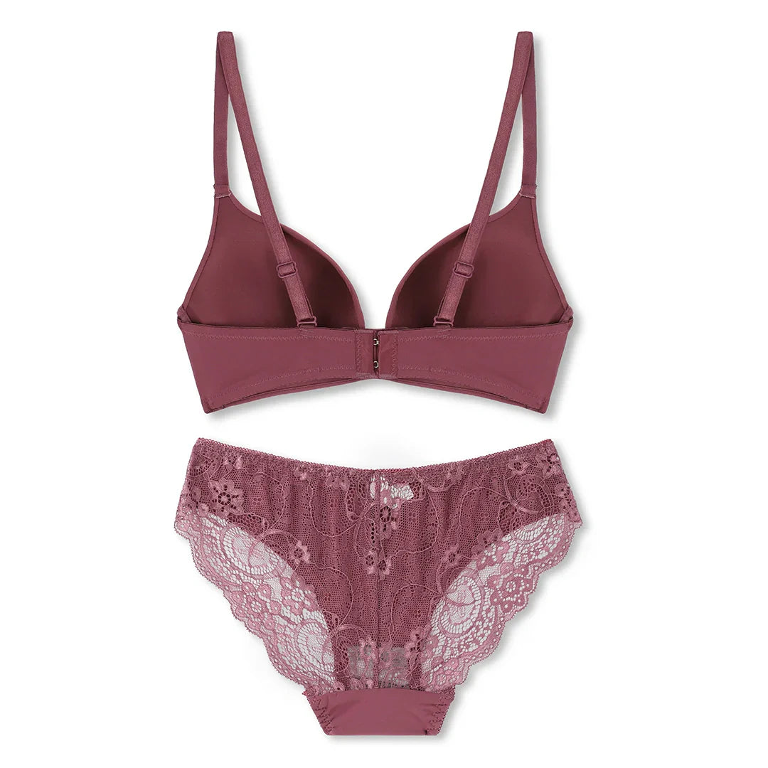 Buy Buff Pink Padded Bra and Panty Set in Pakistan