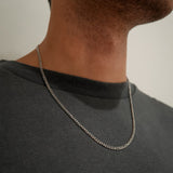 Buy Cuban Curb Link Chain Silver in Pakistan