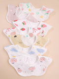 Buy SHEIN 3pcs Baby Random Crown & Cloud Pattern Bib in Pakistan