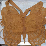 Buy Florea - Butterfly style Crop Top 0430 - Free Size in Pakistan
