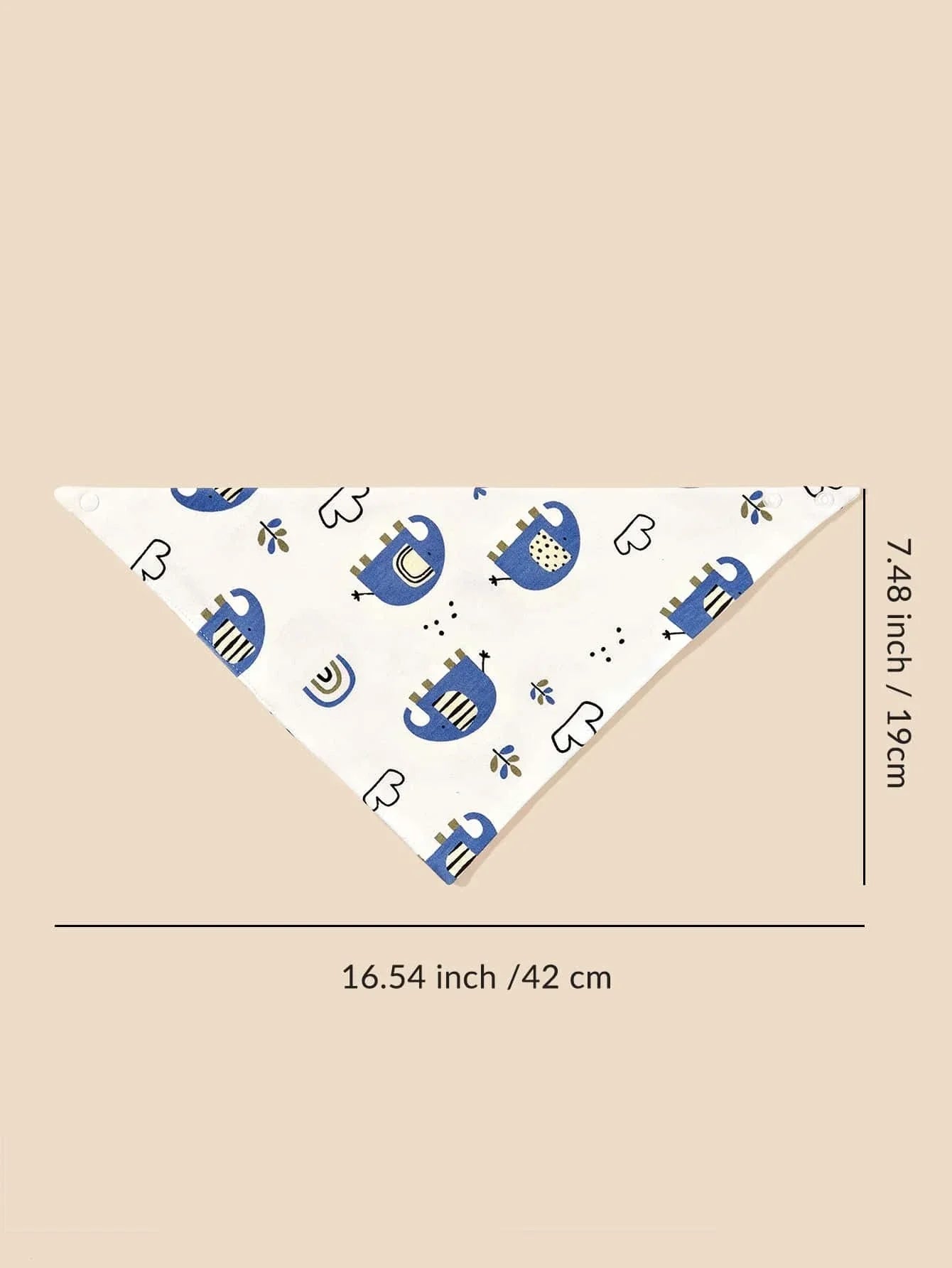 Buy SHEIN 4pcs/Pack Random Pattern Baby Bibs & Drool Bandanas in Pakistan