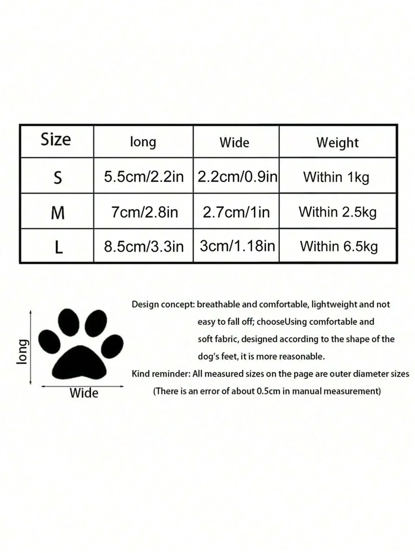 Buy SHEIN 4pcs Heart Pattern Pet Socks in Pakistan