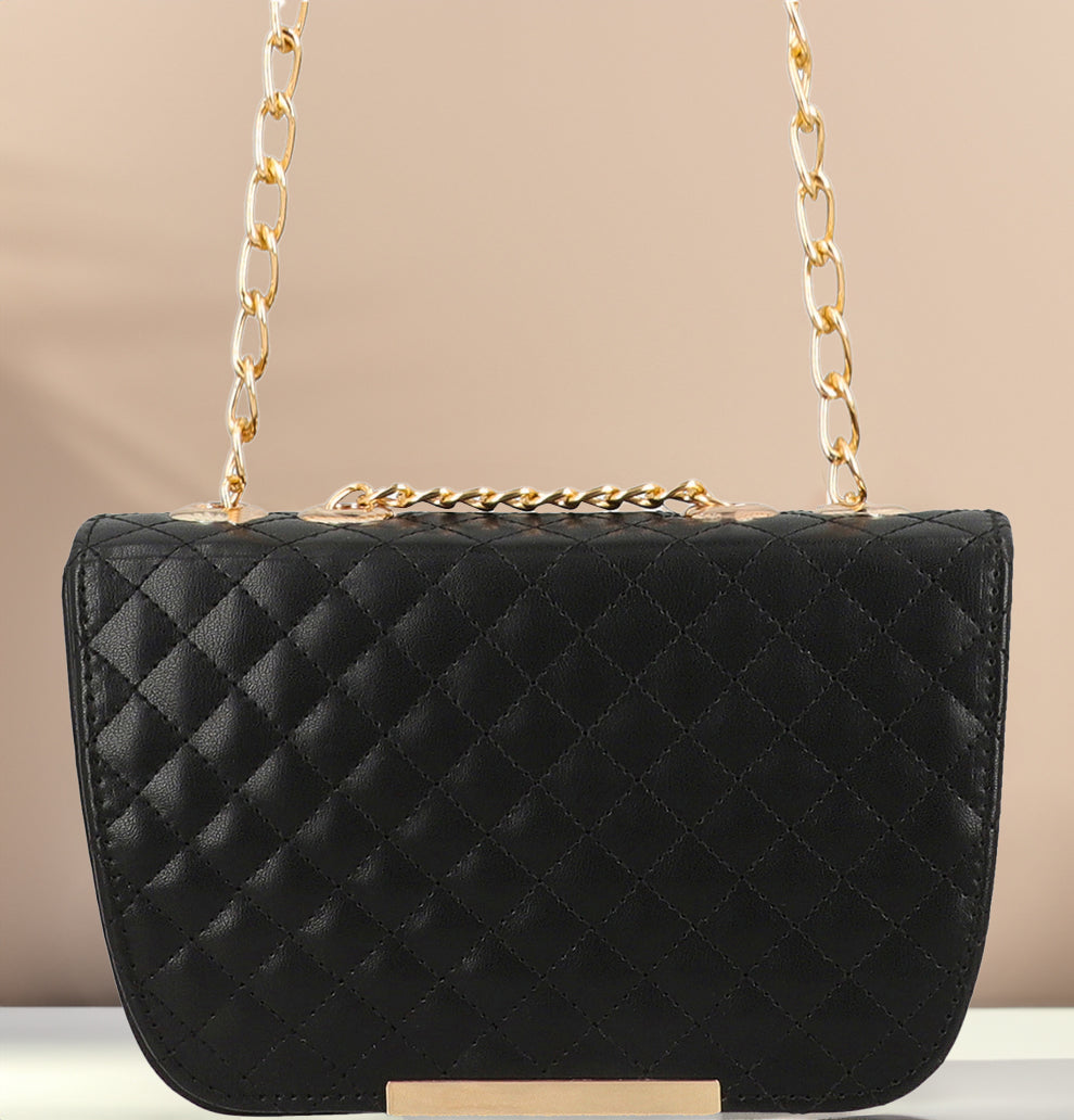 Buy Handbag Quilted Charm - Black in Pakistan