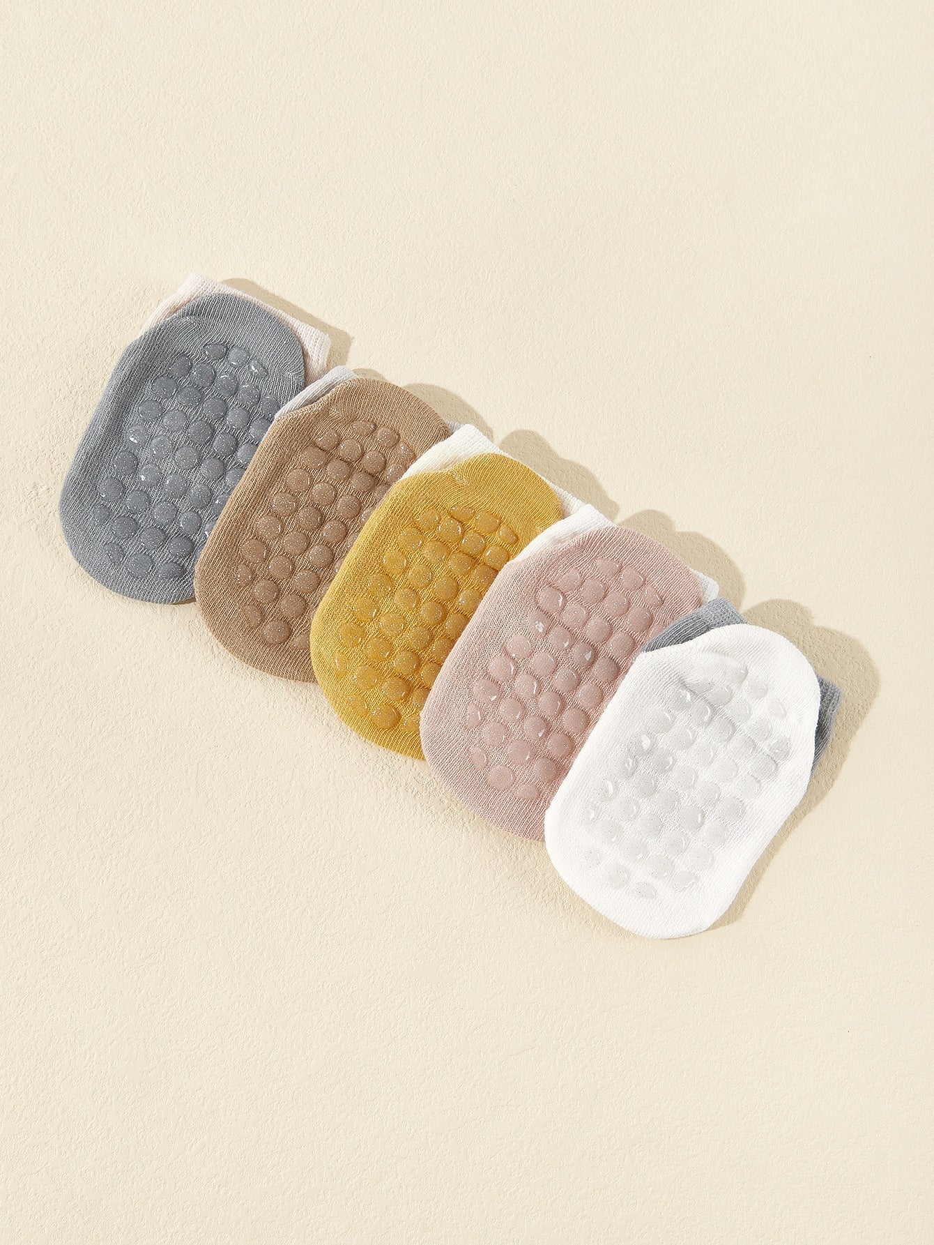 Buy SHEIN 5pairs Baby Cartoon Animal Print Floor Socks in Pakistan