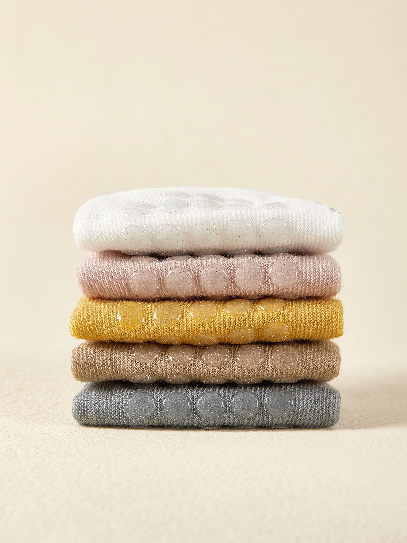 Buy SHEIN 5pairs Baby Cartoon Animal Print Floor Socks in Pakistan