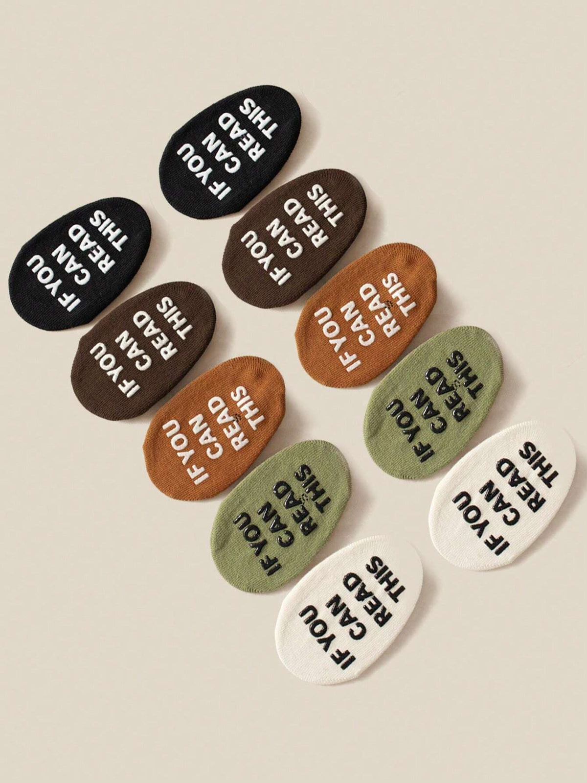 Buy SHEIN 5pairs Infant Socks Anti-Slip Silicone Grip Hidden Socks, Breathable Sports Ankle Socks For Daily Wear in Pakistan