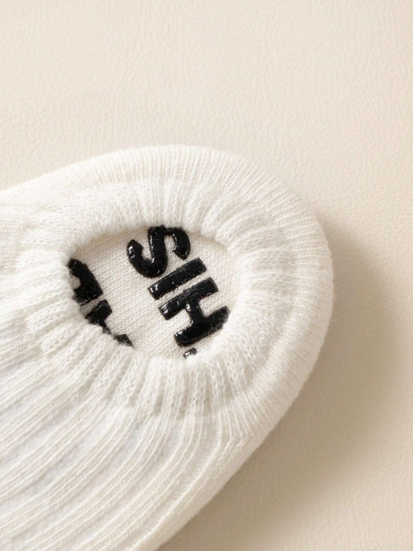 Buy SHEIN 5pairs Infant Socks Anti-Slip Silicone Grip Hidden Socks, Breathable Sports Ankle Socks For Daily Wear in Pakistan