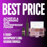 Buy Eyeconic Eyeshadow Palette + Matte Eyeliner Waterproof Bundle in Pakistan