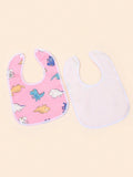 Buy SHEIN 6pcs Baby Cartoon Rabbit & Dinosaur Pattern Bib For All Season in Pakistan