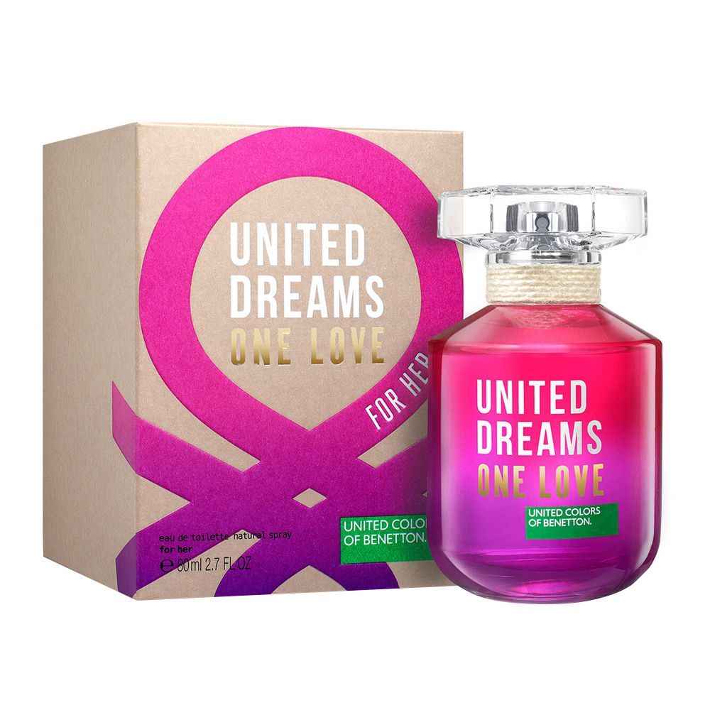 Buy Benetton United Dreams One Love EDT Perfume for Women 80ML in Pakistan