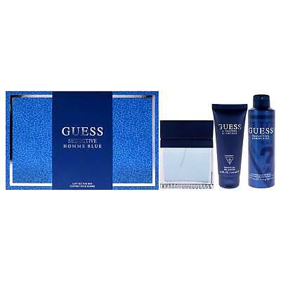 Buy Guess Seductive Blue Men Edt 4s Set (100ml + 100ml S/G+ 226ml Deo+ Pouch) in Pakistan