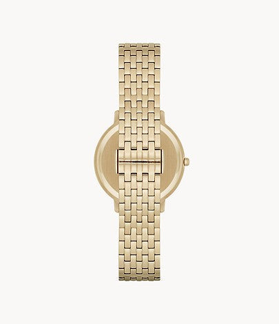 Buy Emporio Armani Classic Mother of Pearl Dial Gold Steel Strap Watch for Women - AR1907 in Pakistan
