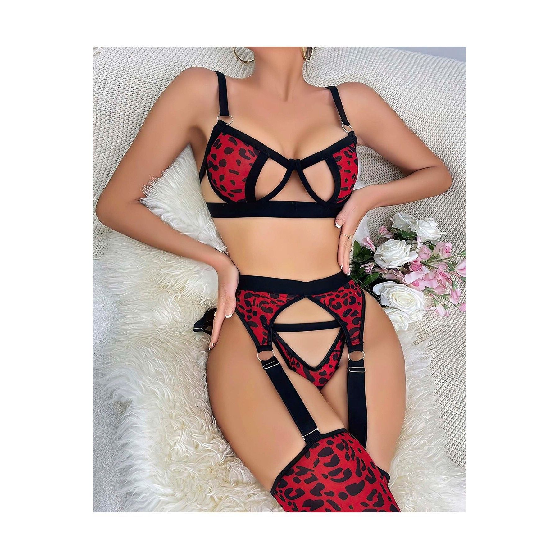 Buy Garter Set - Savage Allure in Pakistan