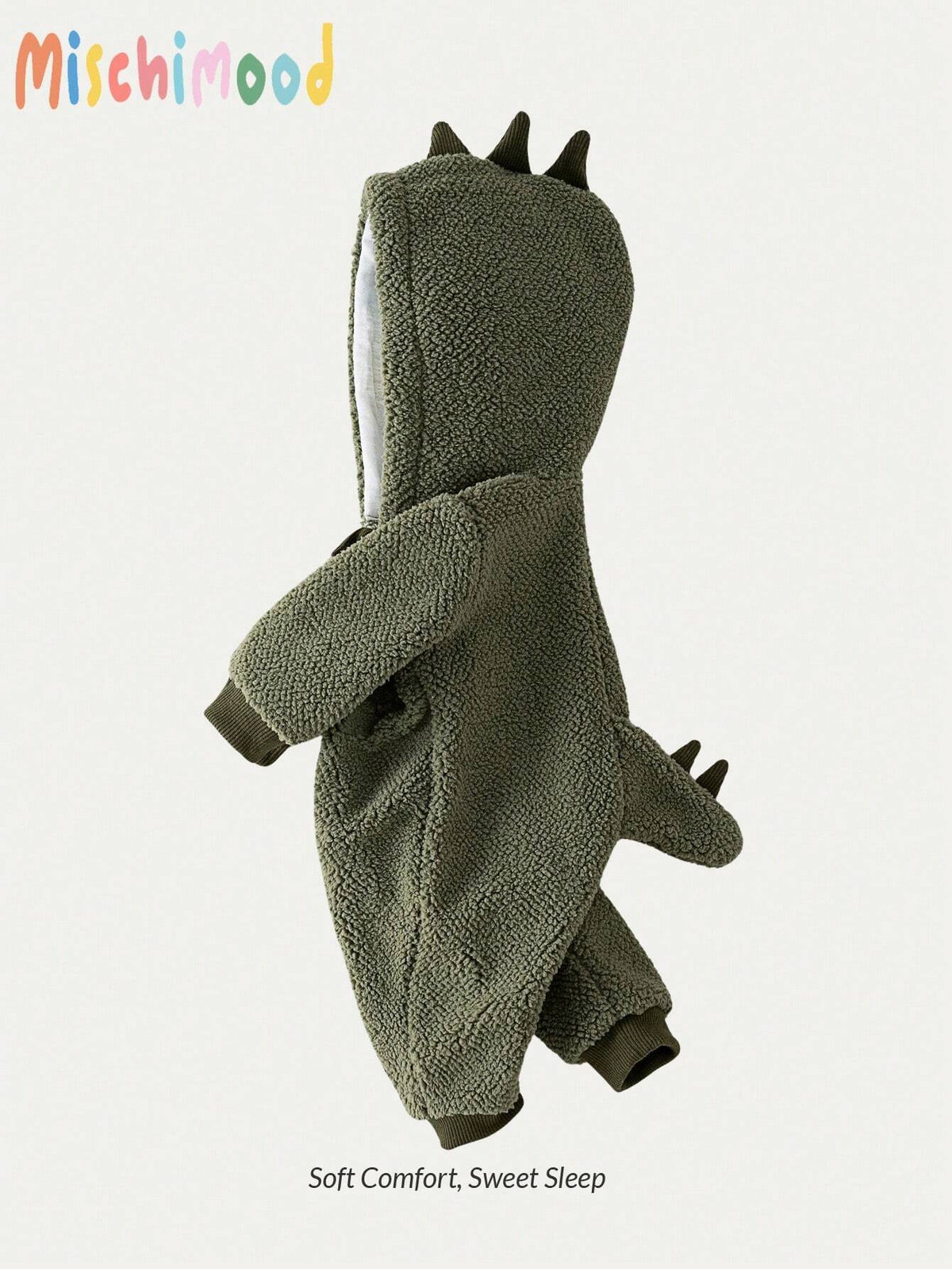 Buy SHEIN Baby Boys Winter Fleece Dinosaur Jumpsuit Outerwear in Pakistan