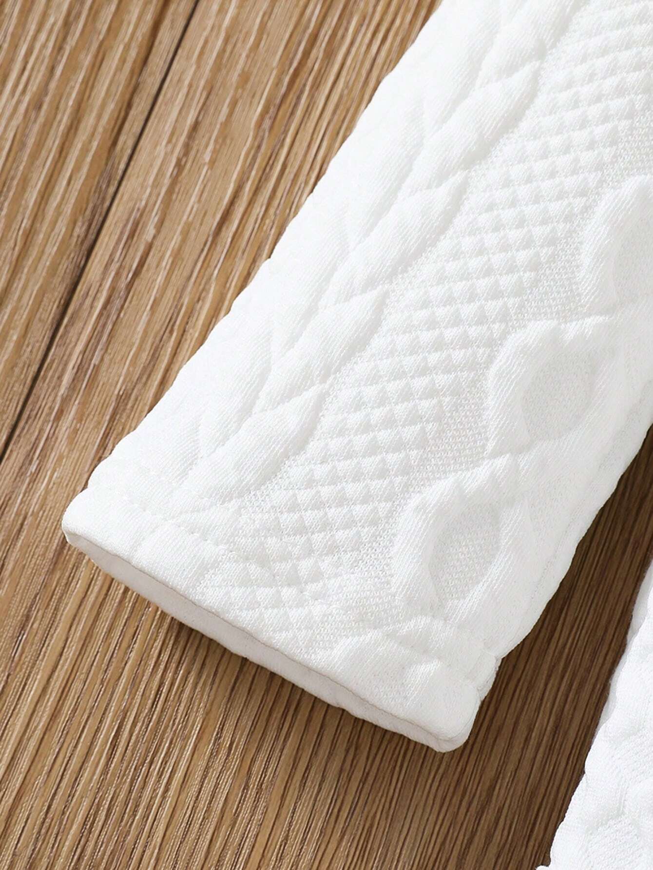 Buy SHEIN Baby Girl Fuzzy Trim Hooded Bodysuit & Sweatpants in Pakistan