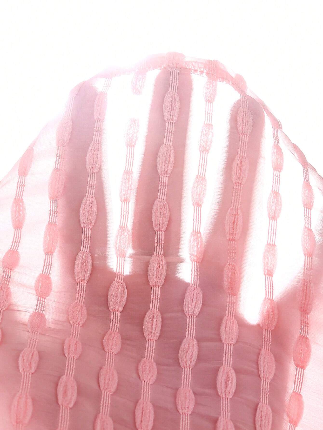 Buy SHEIN Baby Girl Solid Color Textured Casual Outfit in Pakistan