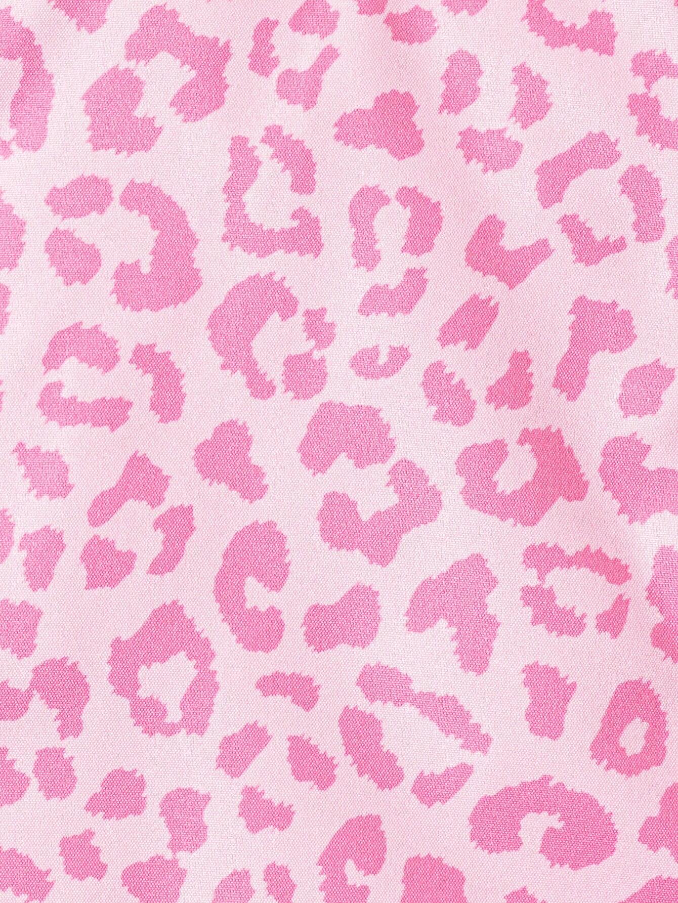 Buy SHEIN Baby Girls' Pink Leopard Print Shirt With Skirt Set For Spring/Summer in Pakistan