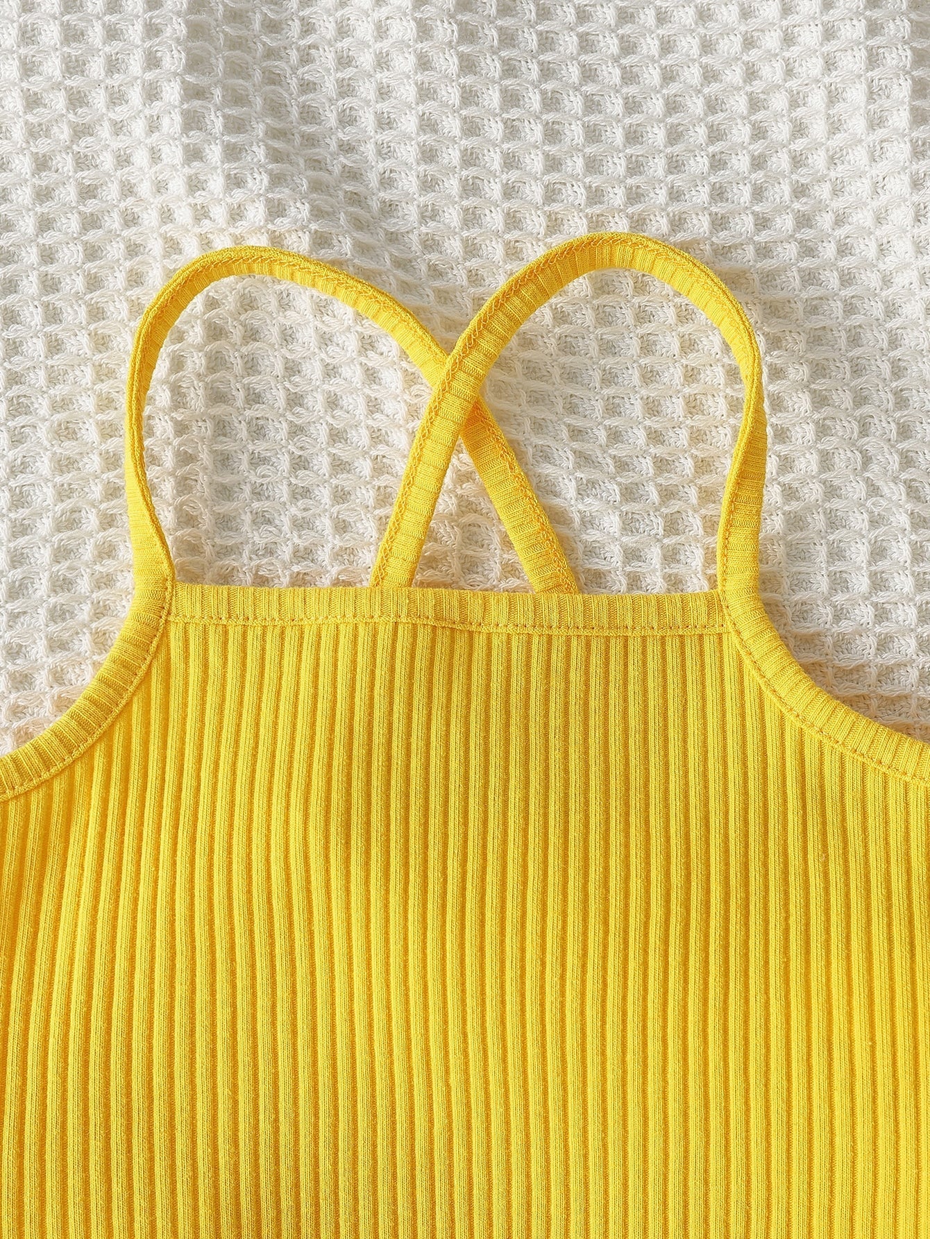 Buy SHEIN Baby Hanky Hem Cami Top & Ditsy Floral Print Paperbag Waist Belted Skirt in Pakistan