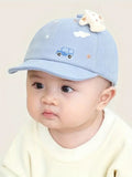 Buy SHEIN Baby Hat, Cute Car Graphic Soft Brim Baseball Cap For Toddler Boys & Girls in Pakistan