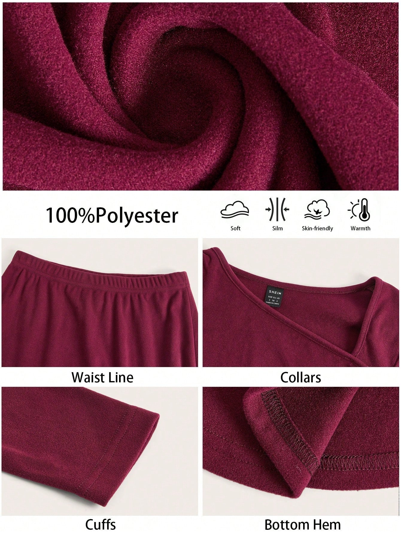 Buy SHEIN BizChic Red Set Long Sleeve T-Shirt And Maxi Skirt in Pakistan