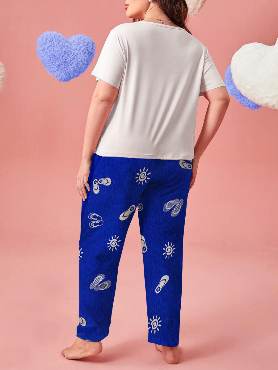 Buy Florea - Printed Cotton PJ Set - N-3 in Pakistan