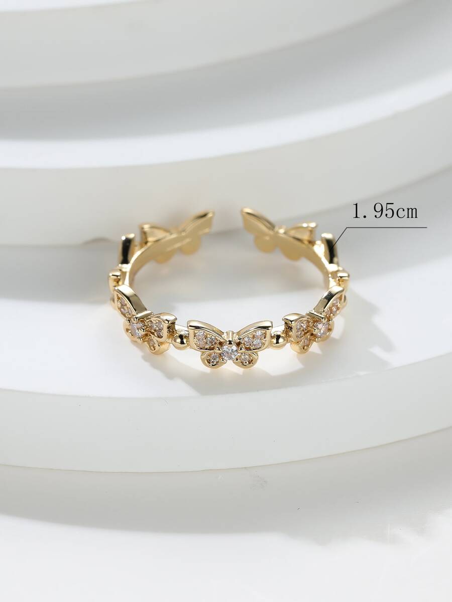 Buy SHEIN Butterfly Decor Cuff Ring in Pakistan