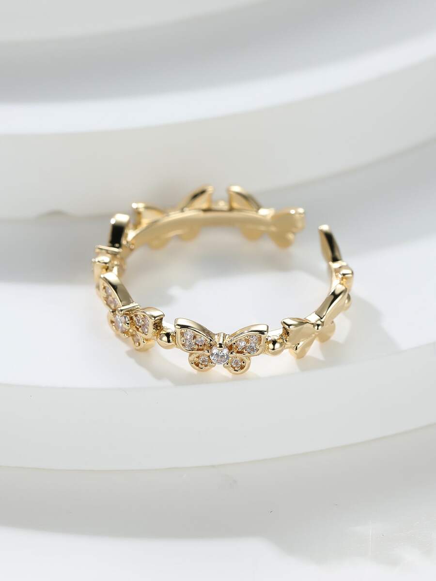 Buy SHEIN Butterfly Decor Cuff Ring in Pakistan