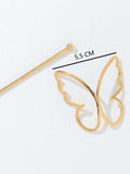 Buy SHEIN Butterfly Decor Hair Slide With Stick Street Hair Clips in Pakistan