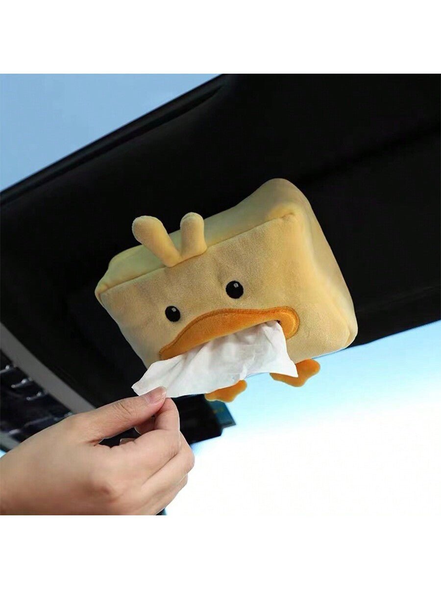 Buy SHEIN Cartoon Duck Car Tissue Storage Container in Pakistan