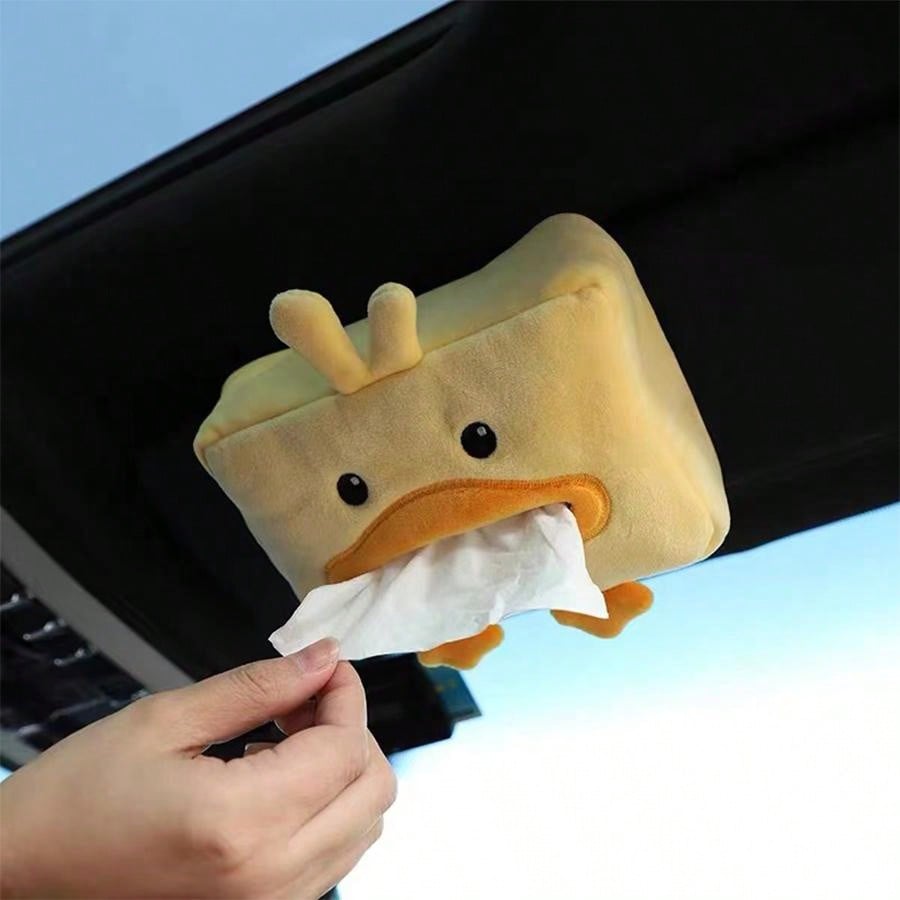 Buy SHEIN Cartoon Duck Car Tissue Storage Container in Pakistan