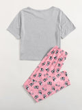 Buy SHEIN Cartoon Panda Print Pyjama Set in Pakistan