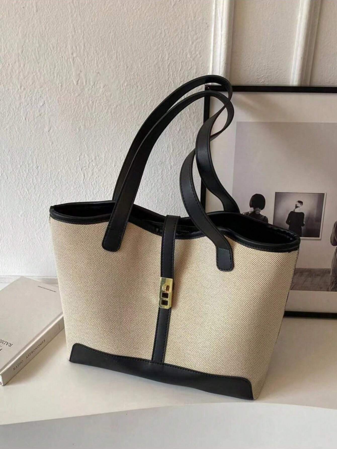 Buy SHEIN Casual Business Large Capacity Foldable Backpack With Double Shoulder Strap And Shoulder Tote Bag in Pakistan