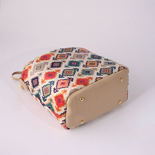 Buy Cosmart Chelsea Potli Bag - White Multicolor in Pakistan