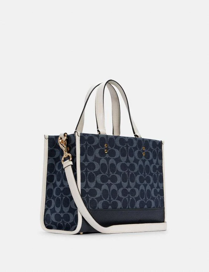 Buy Coach Dempsey Carryall In Signature Jacquard With Stripe And Coach Patch Bag Small in Pakistan