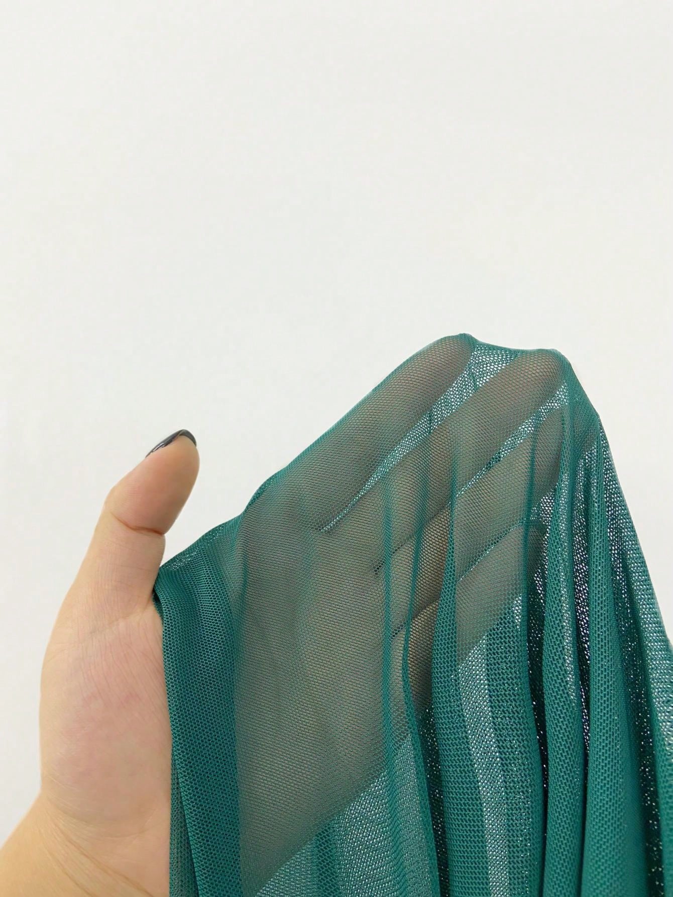 Buy SHEIN Contrast Lace Crisscross Front Mesh Cami Nightdress in Pakistan