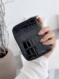 Buy SHEIN Crocodile Embossed Card Holder in Pakistan