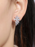 Buy SHEIN Cubic Zirconia Decor Stud Earrings For Women For Party Banquet Wedding in Pakistan