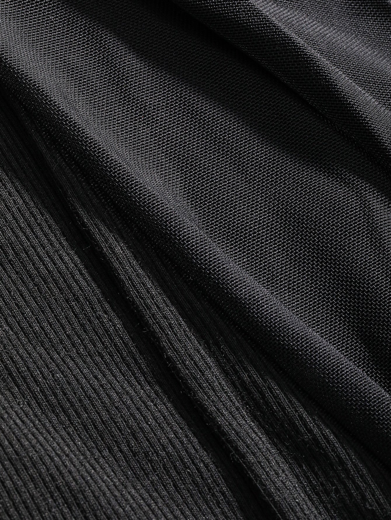 Buy SHEIN DAZY Contrast Mesh Split Hem Tee in Pakistan