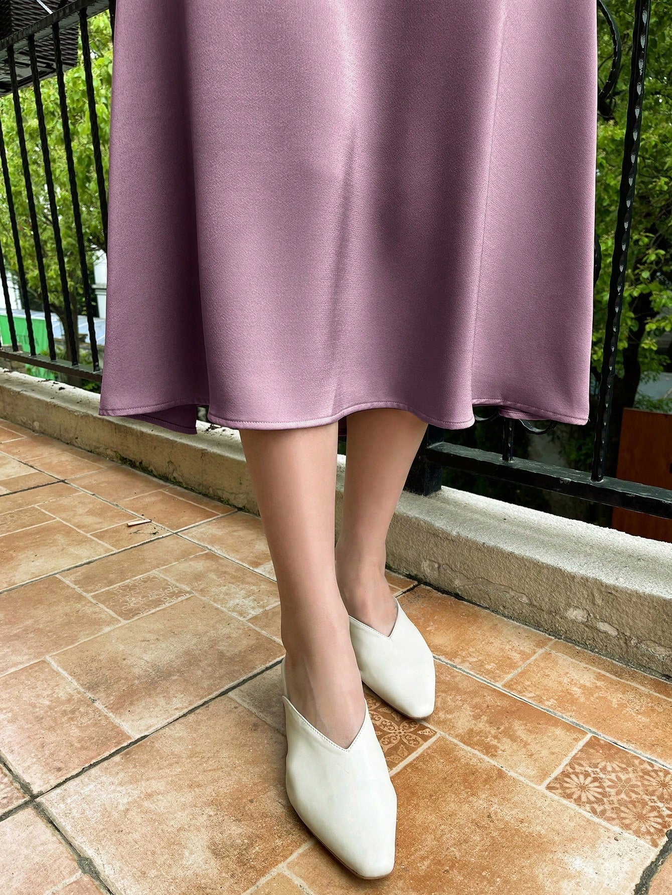 Buy SHEIN DAZY High Waist Solid A-line Skirt in Pakistan