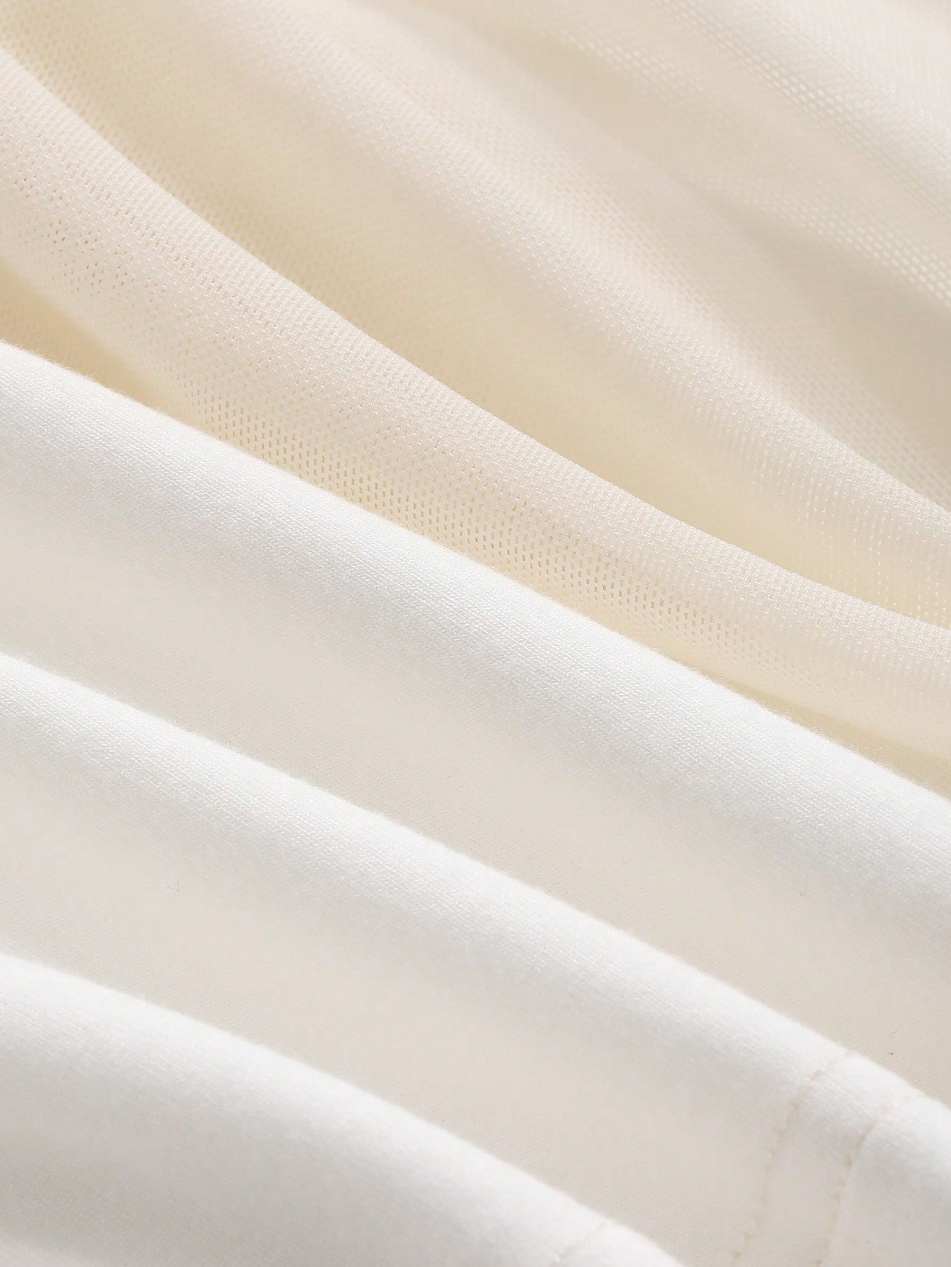 Buy SHEIN DAZY Kpop Solid Ruched Side Mesh Overlay Dress in Pakistan