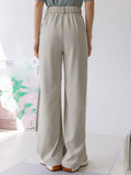 Buy SHEIN Dazy-Less Plicated Detail Wide Leg Trousers in Pakistan