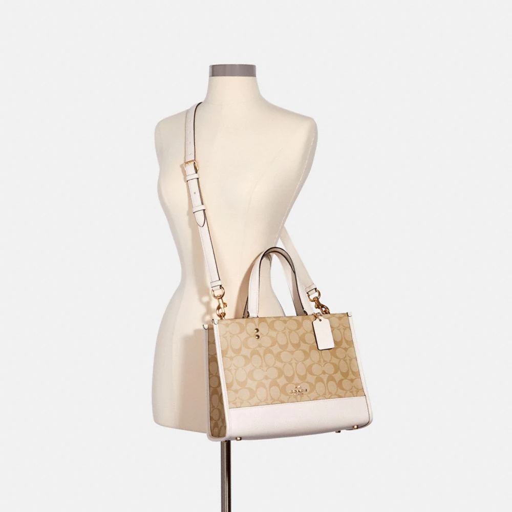 Buy Coach Dempsey Carryall In Signature Jacquard With Stripe And Coach Patch Bag Large in Pakistan