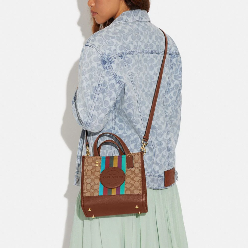 Buy Coach Dempsey Carryall In Signature Jacquard With Stripe And Coach Patch Bag Small in Pakistan