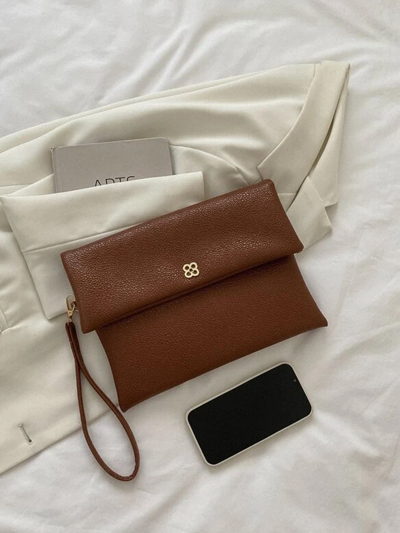 Buy SHEIN Fashionable,Minimalist,Casual,Litchi Embossed Flap Square Bag For Girl, Teen Girls in Pakistan