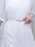 Buy SHEIN Faux Pearl Decor Belt in Pakistan