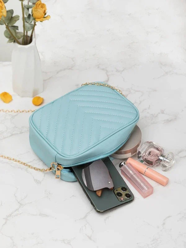 Buy Chevron Charm Crossbody Bag in Pakistan