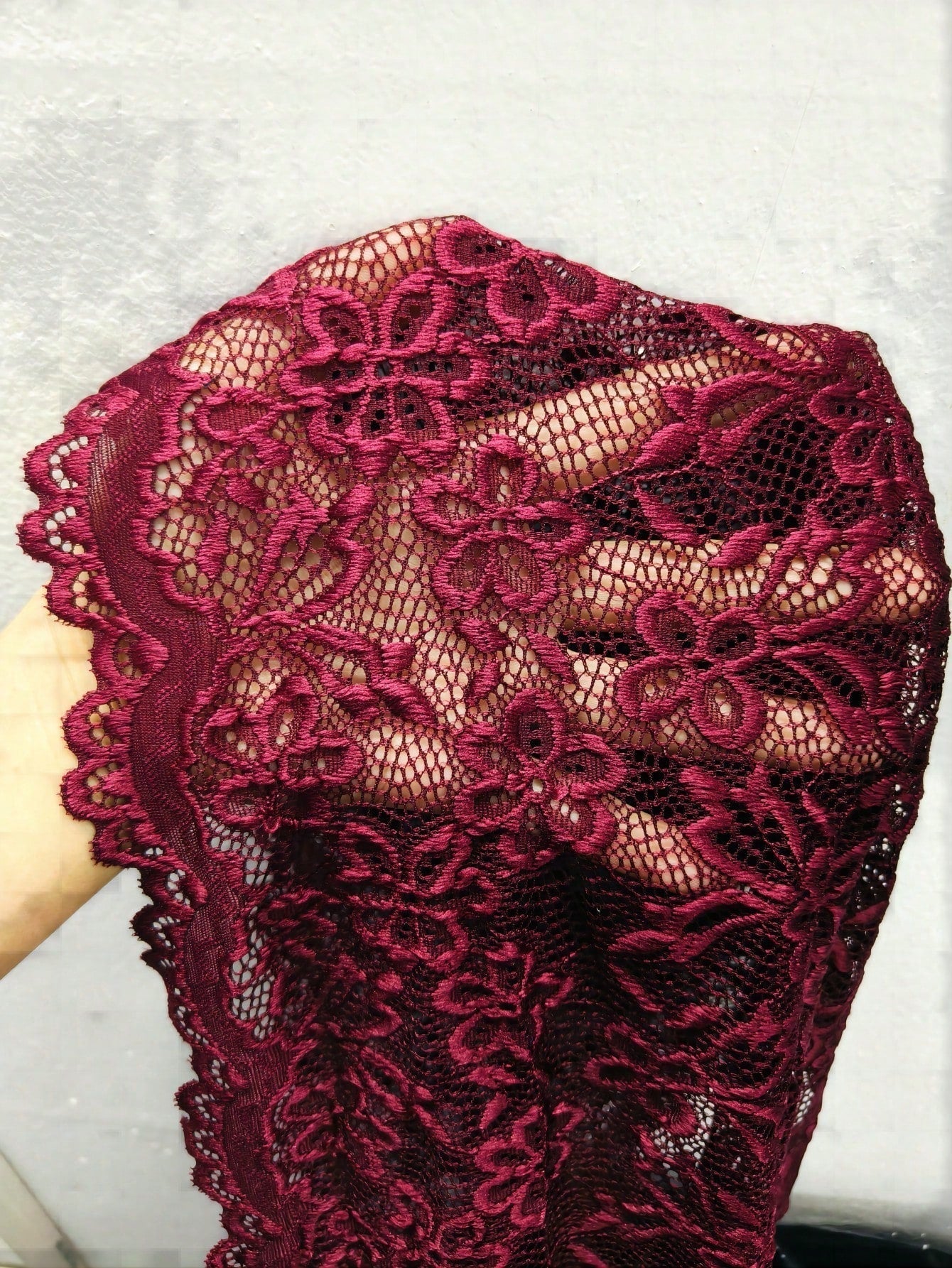 Buy SHEIN Floral Lace Bow Front PJ Set in Pakistan